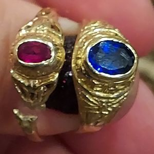 FINALPRICE🔥2ring's Yellow Gold 🤷14k yellow Gold both are BROKEN need to fixed